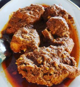 bagar hiu makanan khas Bengkulu kuah santan