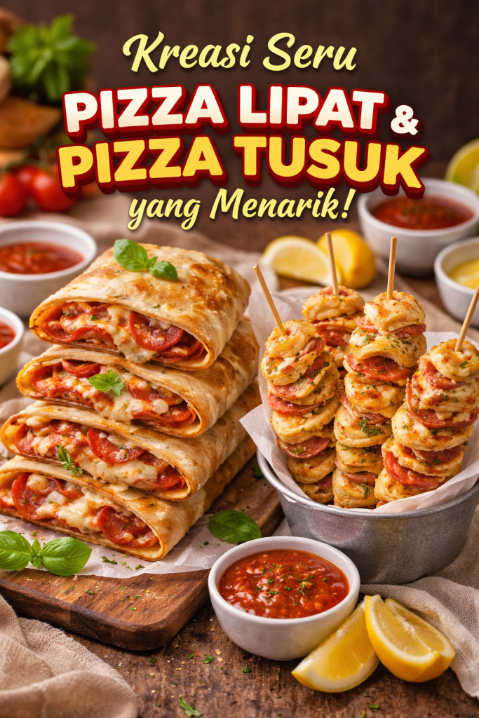 Kreasi Pizza Serba Bisa: Dari Pizza Lipat hingga Pizza Tusuk dengan Modal Kecil