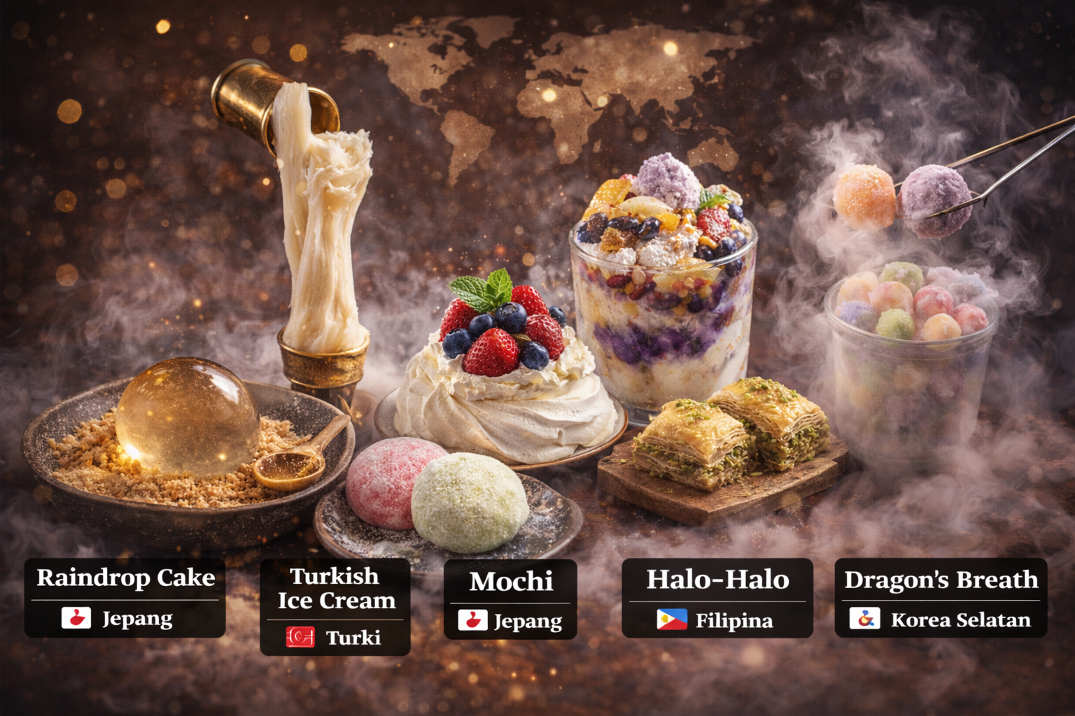 Bukan Sekadar Manis! Mengintip 7 Dessert Unik Dunia dengan Tekstur yang 'Mind-Blowing'