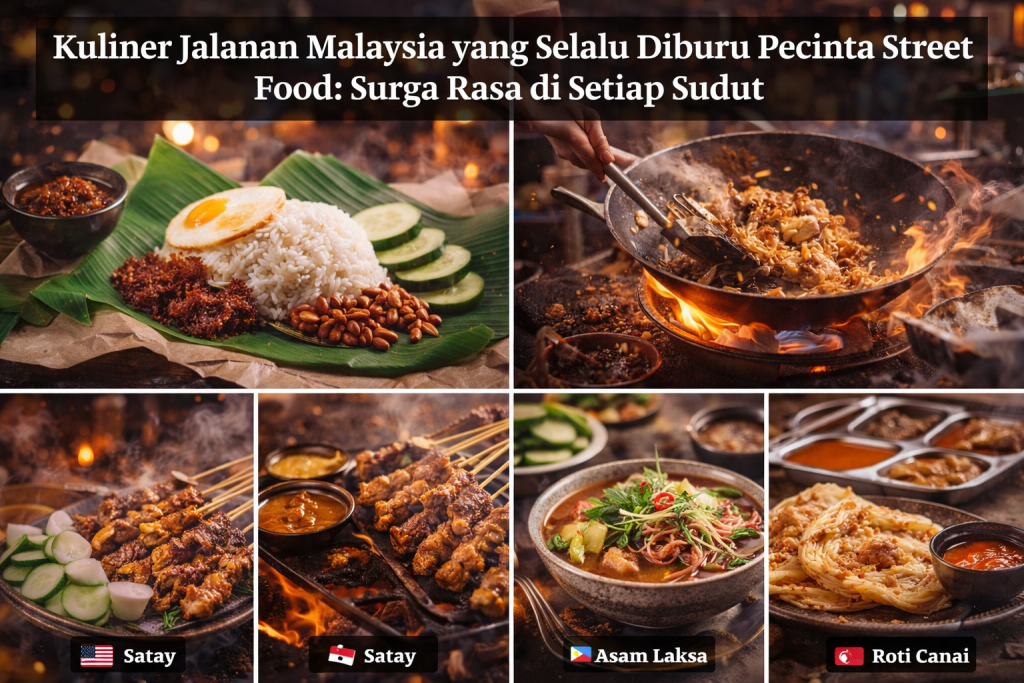 Kuliner Jalanan Malaysia yang Selalu Diburu Pecinta Street Food: Surga Rasa di Setiap Sudut