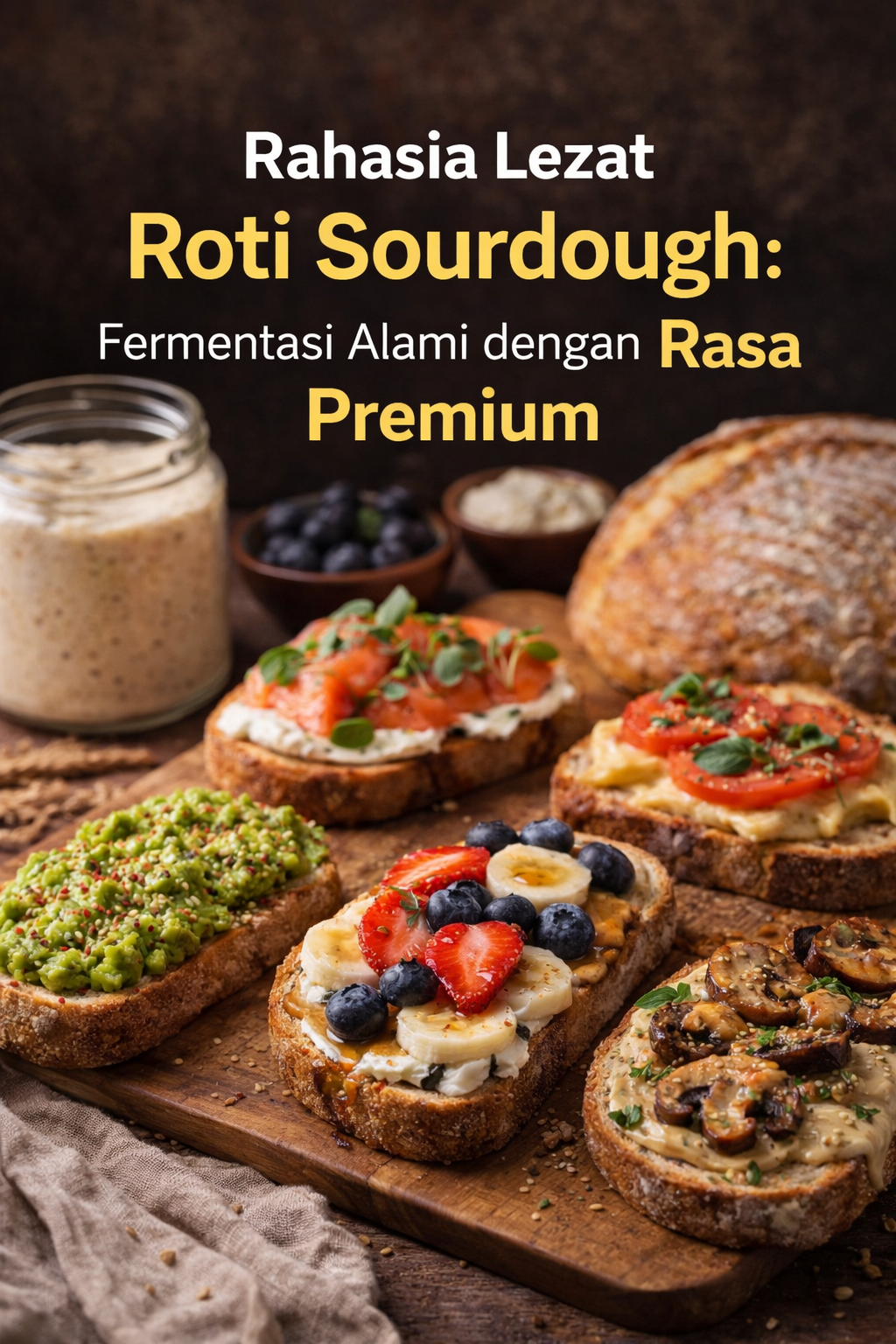 Rahasia Lezat Roti Sourdough: Fermentasi Alami dengan Rasa Premium