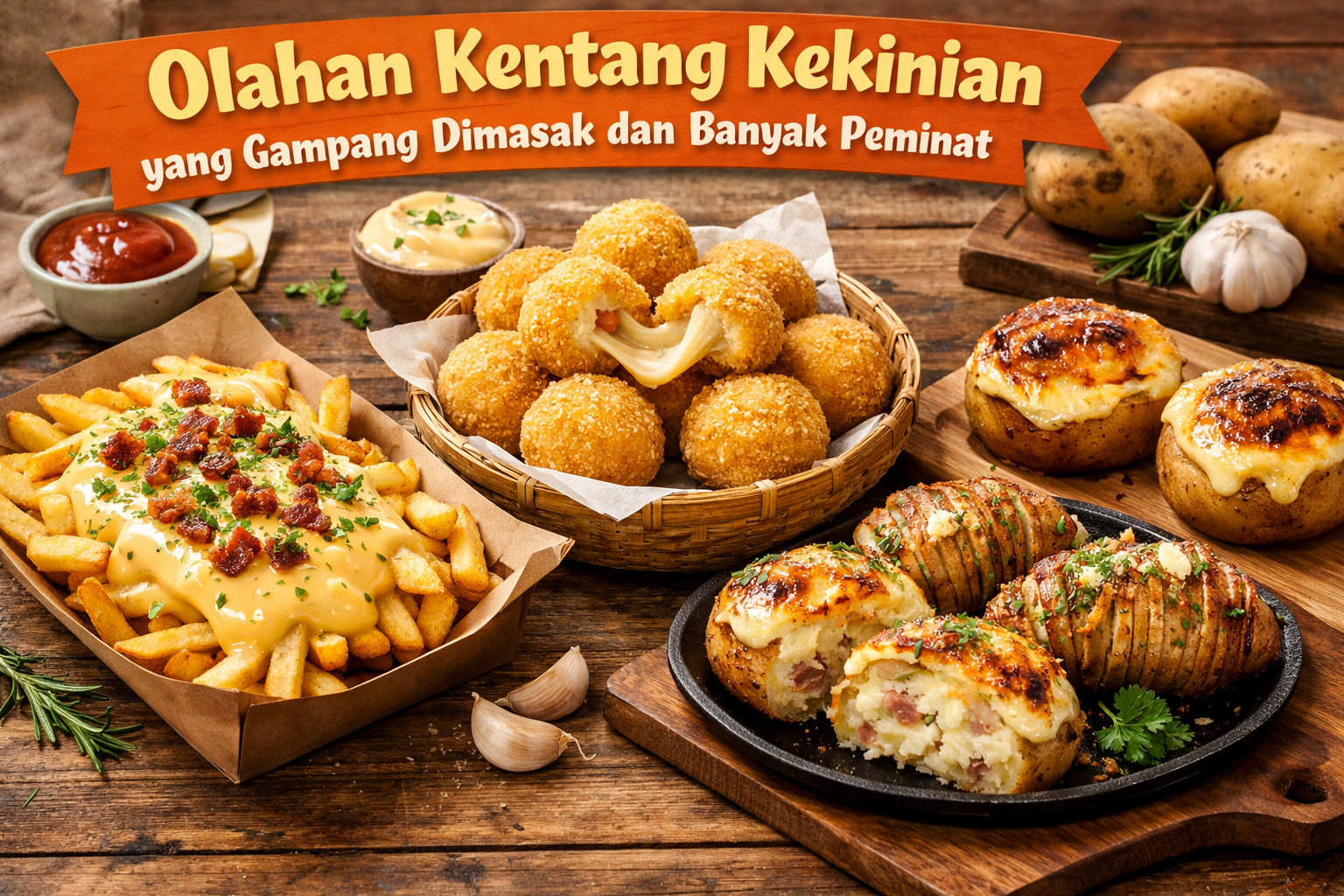 Olahan Kentang Kekinian yang Gampang Dimasak dan Banyak Peminat