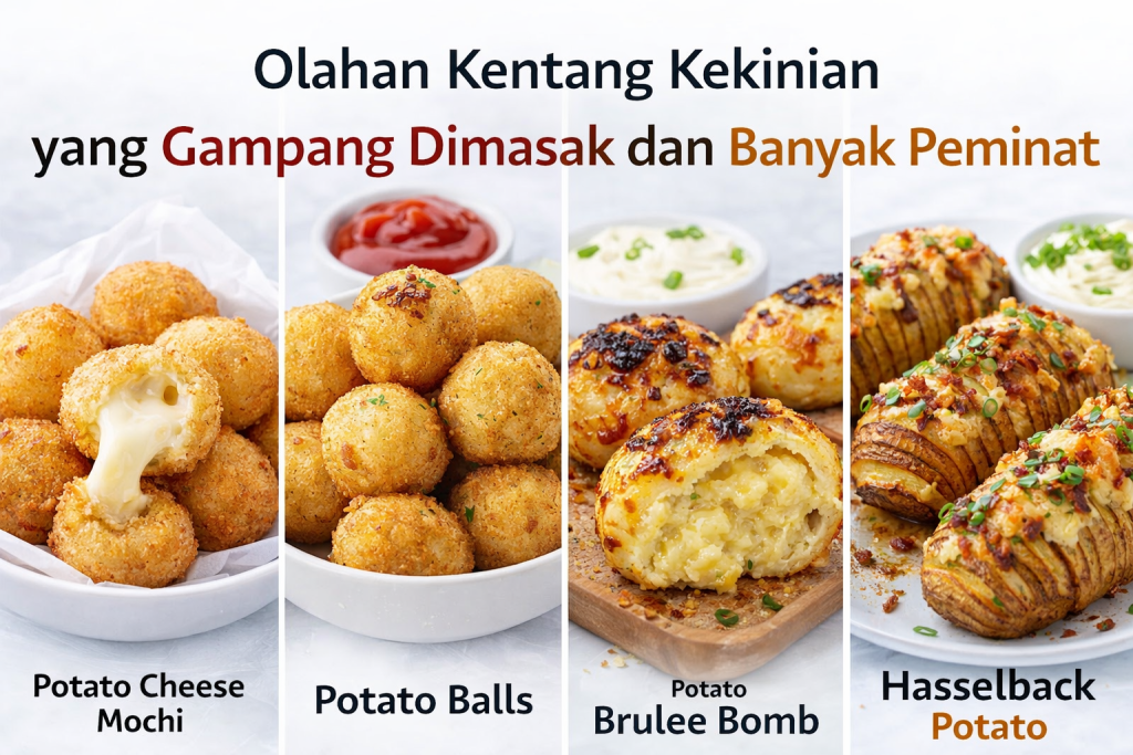 Olahan Kentang Kekinian yang Gampang Dimasak dan Banyak Peminat