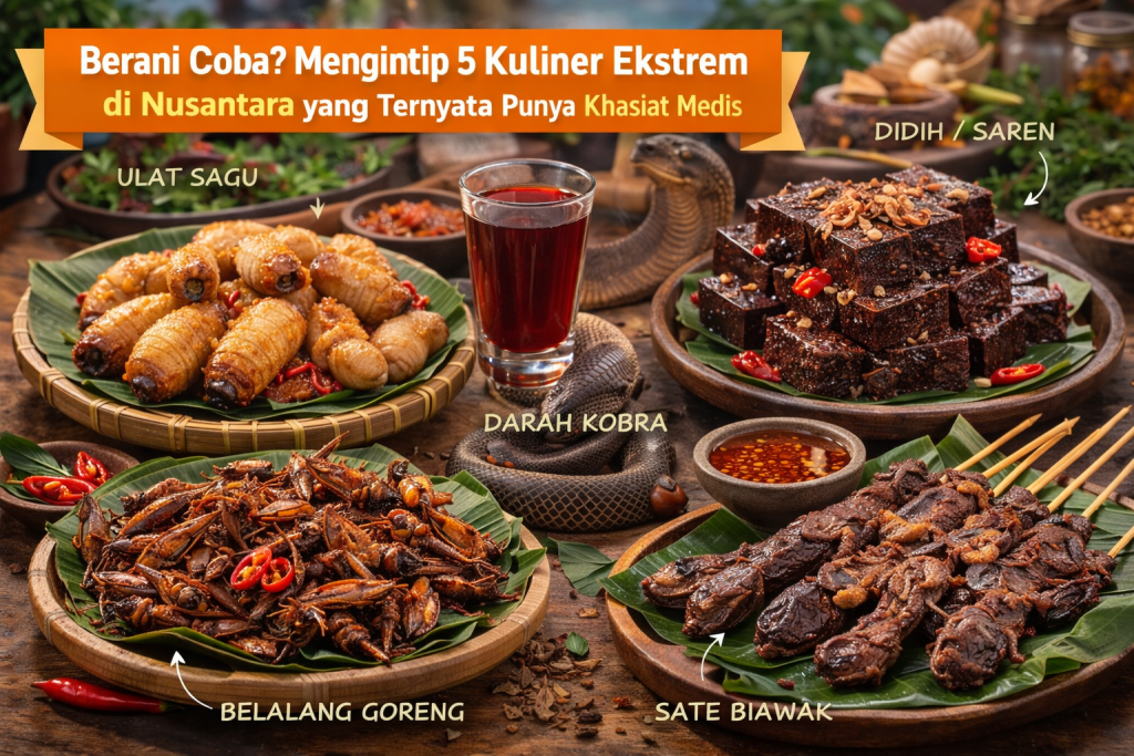 Berani Coba? Mengintip 5 Kuliner Ekstrem di Nusantara yang Ternyata Punya Khasiat Medis