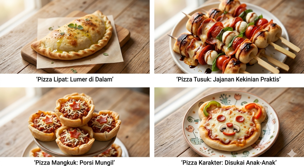 Kreasi Pizza Serba Bisa: Dari Pizza Lipat hingga Pizza Tusuk dengan Modal Kecil