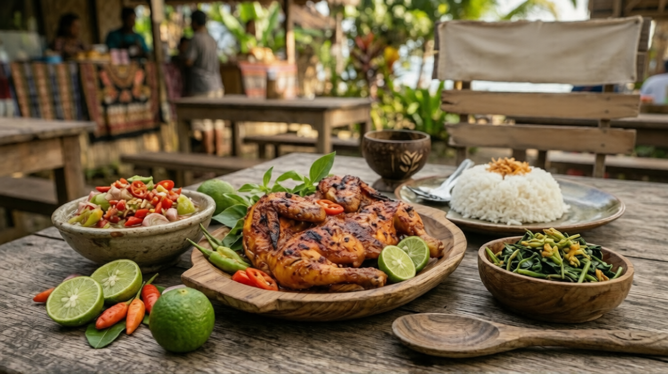 Ayam taliwang khas NTB