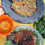 makanan khas lampung seruit ikan bakar sambal tempoyak