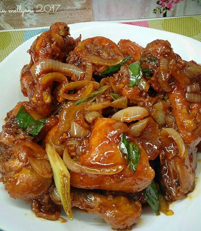Ayam Goreng Mentega Saus Tiram