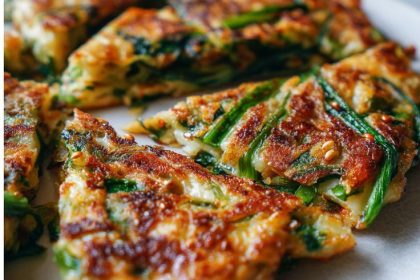 Korean Scallion Pancake (Pajeon): Snack Viral Korea Wajib Dicoba