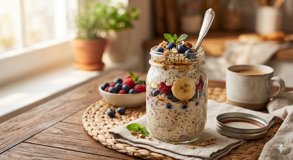 Overnight Oats – Sarapan Cepat Penuh Energi