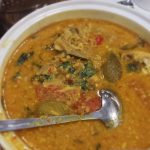 makanan khas ambon papeda dan ikan kuah kuning