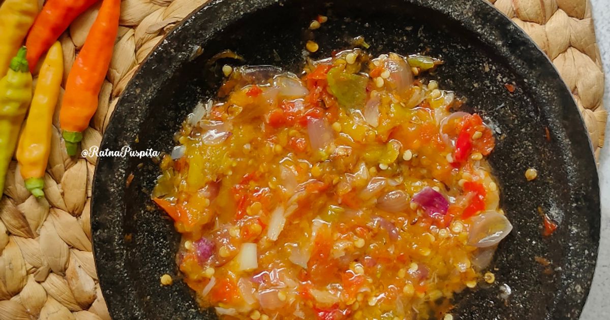 Resep Sambal Tomat Mentah