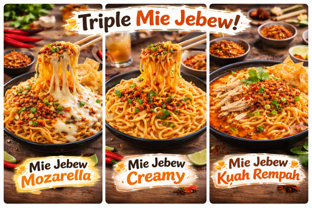 Mie Jebew Viral: Cara Membuat, Varian Rasa, dan Tips Jualan Laris