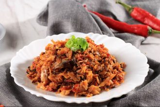 resep suir tongkol pedas gurih